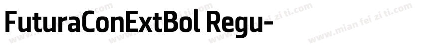 FuturaConExtBol Regu字体转换